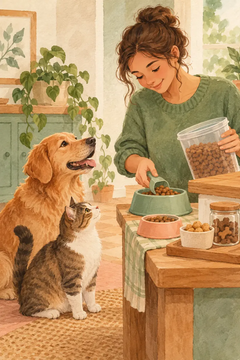 Ilustração do guia Refeições, troca de alimento e petiscos sem bagunçar a rotina